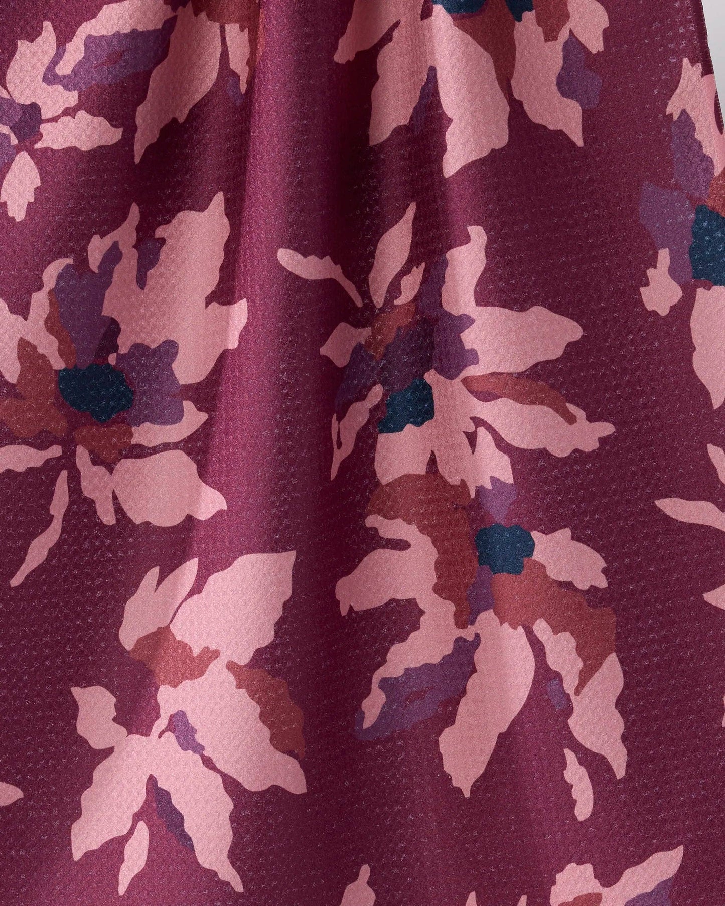 Geometry - Mulberry Bloom Tea Towel