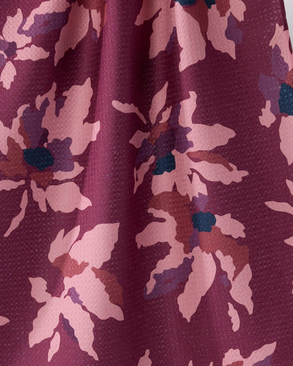Geometry - Mulberry Bloom Tea Towel