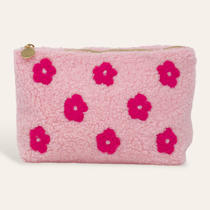 Teddy Pouch - Pink Flower