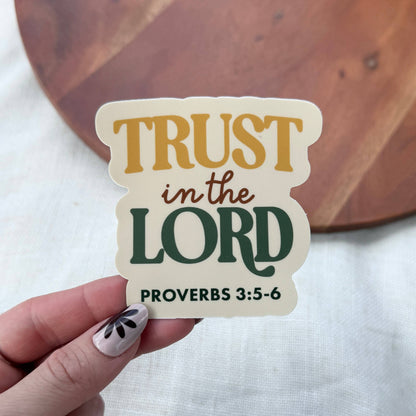 Big Moods - "Trust in the Lord" Faith Bible Verse Text Sticker