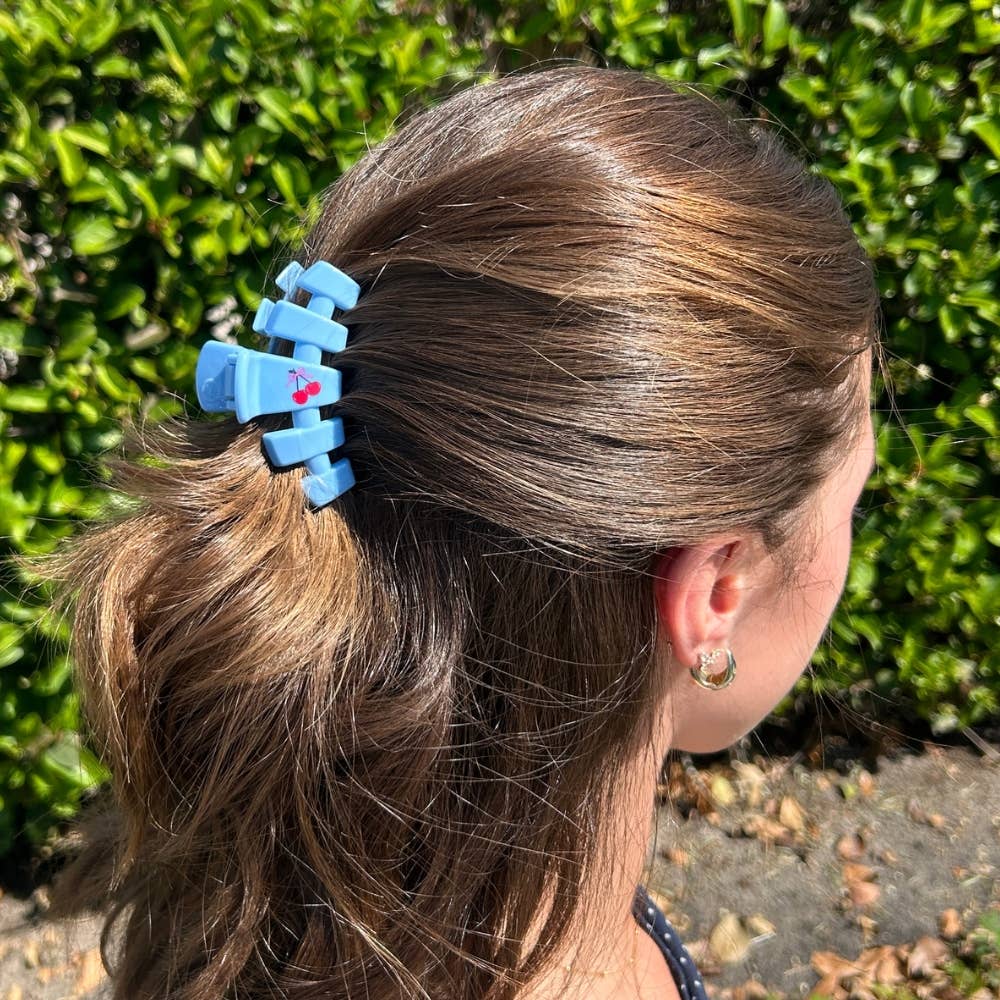 TELETIES - Classic | Basket of Cherries | Small Hair Clip