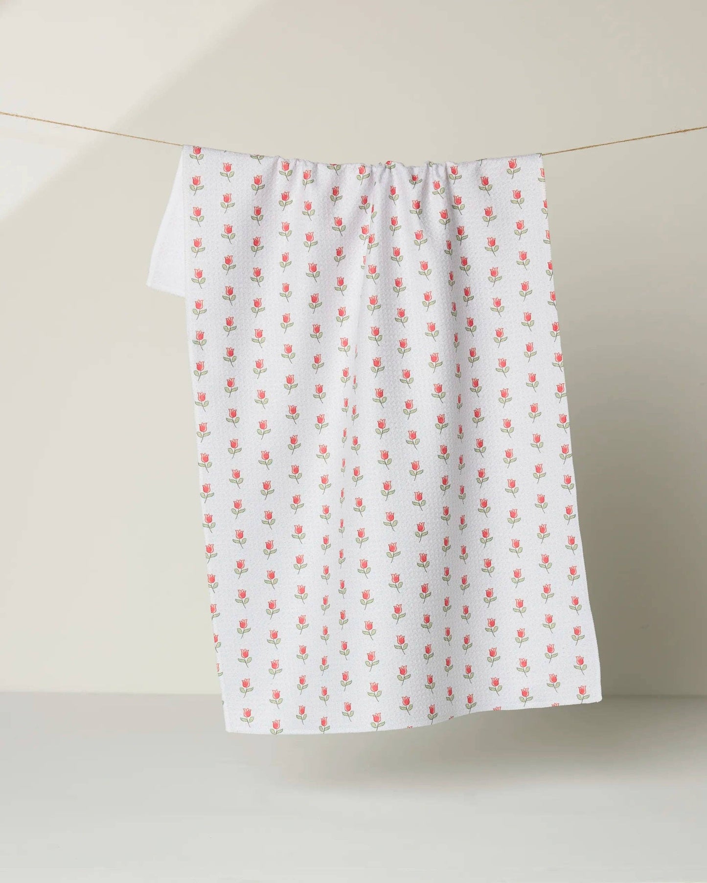 Petite Tulip Tea Towel-Geometry