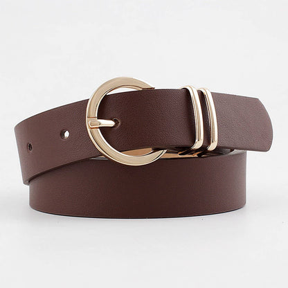 RING HOLE PIN BUCKLE DECORATIVE