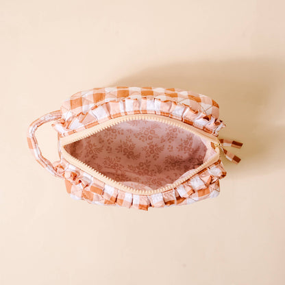 Essentials Quilted Cosmetic Pouch