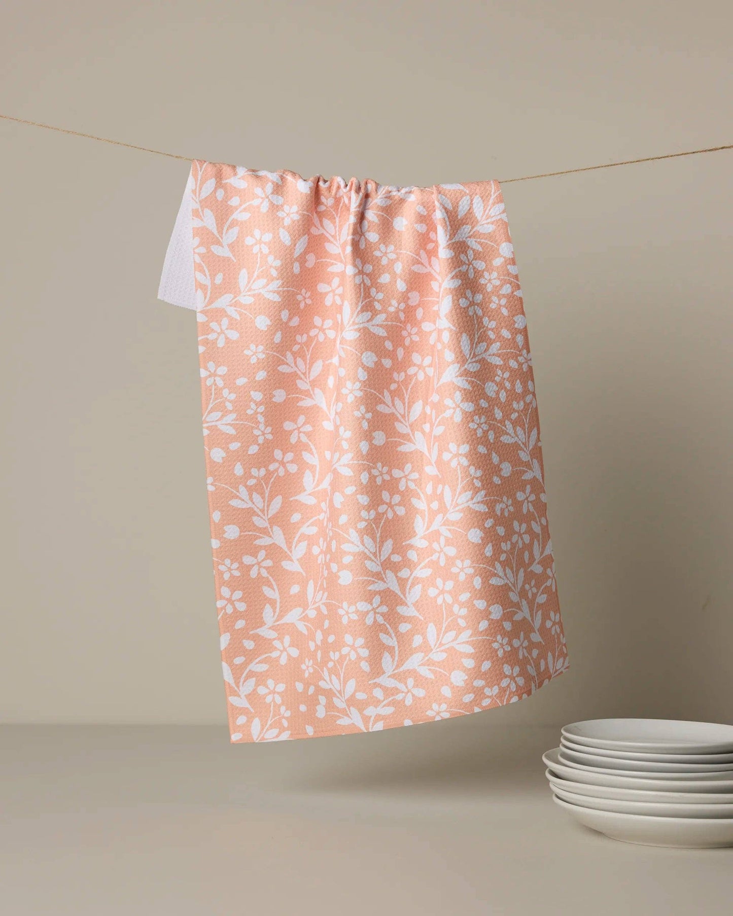 Quiet Radiance Tea Towel-Geometry