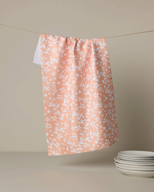 Quiet Radiance Tea Towel-Geometry
