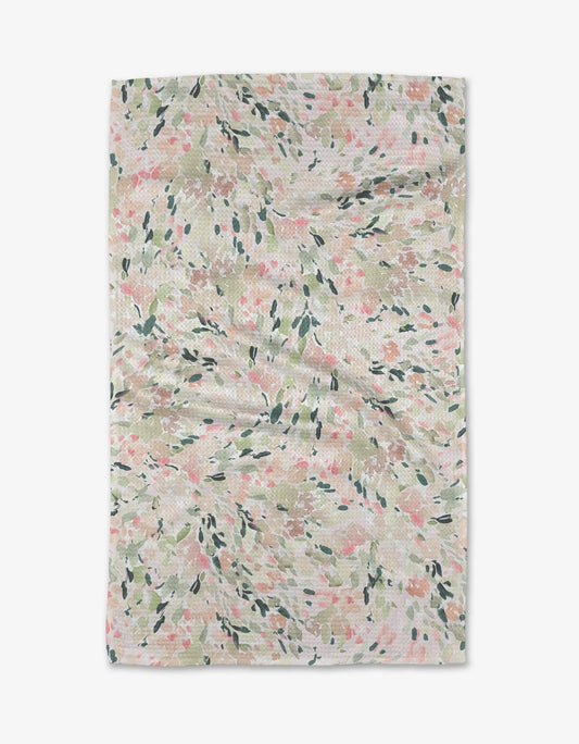 Blossoms Tea Towel-Geometry