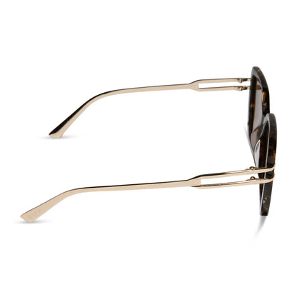 DASHA GLITTER TORTOISE + BROWN