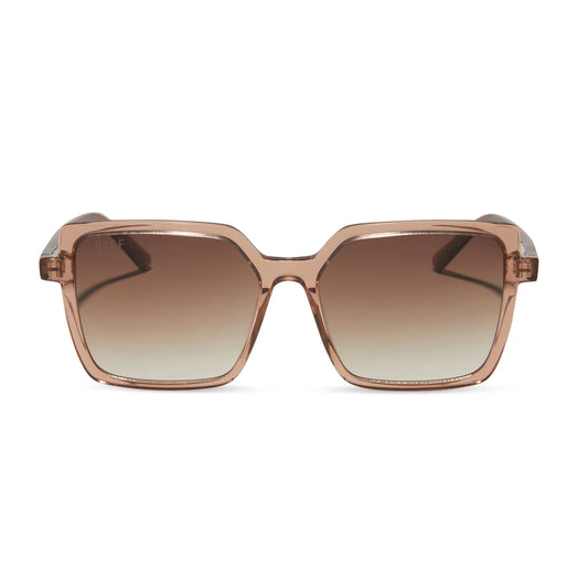 Esme - café ole brown gradient polarized sunglasses