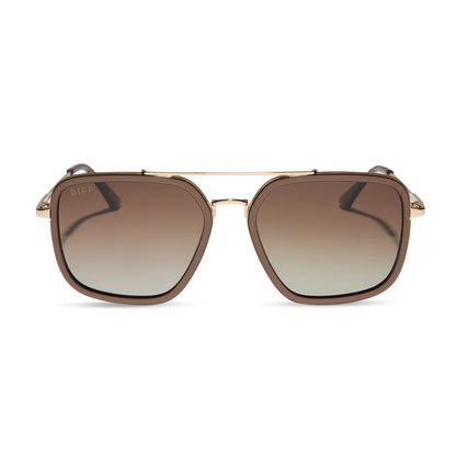 Jordan - moscow mule brown gradient polarized sunglasses