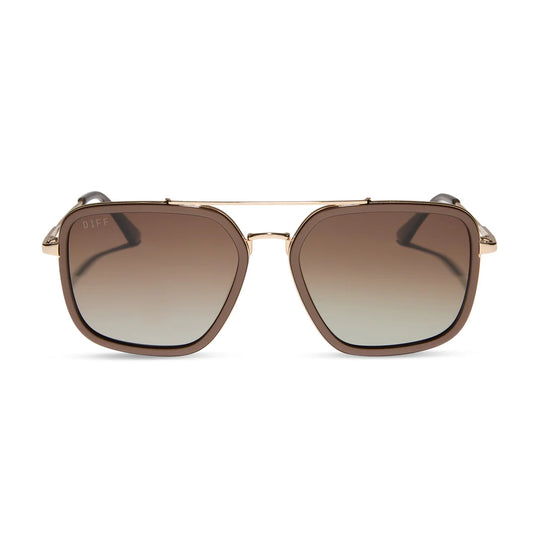 Jordan - moscow mule brown gradient polarized sunglasses