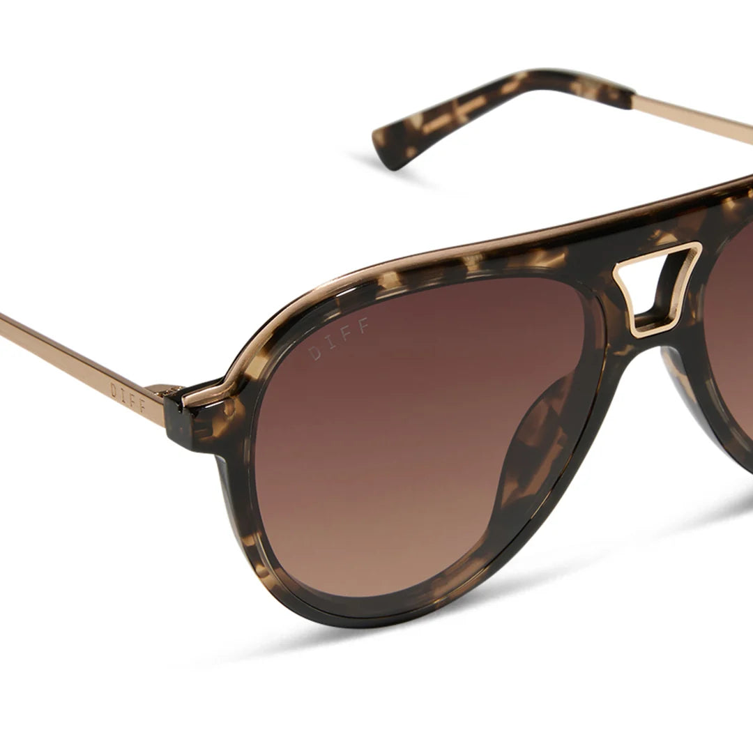 TOSCA III ESPRESSO TORT + BROWN GRADIENT POLARIZED SUNGLASSES