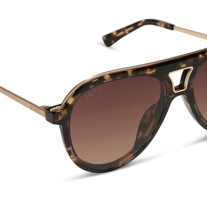 TOSCA III ESPRESSO TORT + BROWN GRADIENT POLARIZED SUNGLASSES