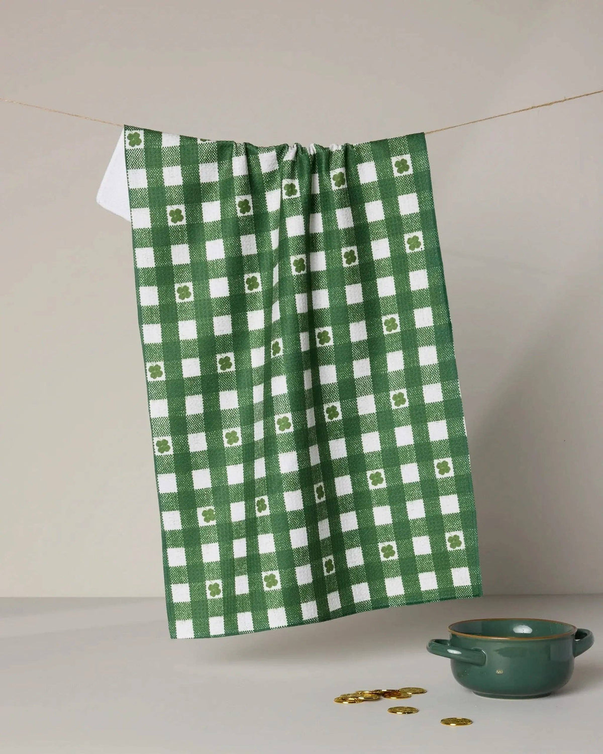 Geometry - Fortunate Gingham Tea Towel