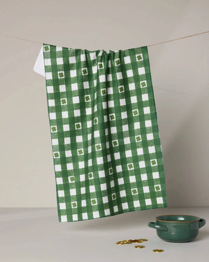 Geometry - Fortunate Gingham Tea Towel