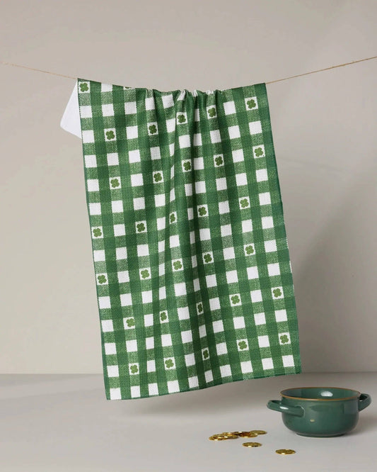 Geometry - Fortunate Gingham Tea Towel