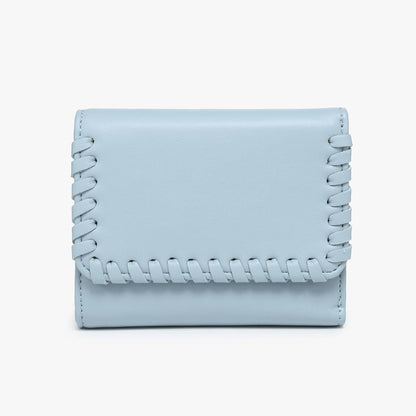 Logan Whipstitch Tri-fold Wallet