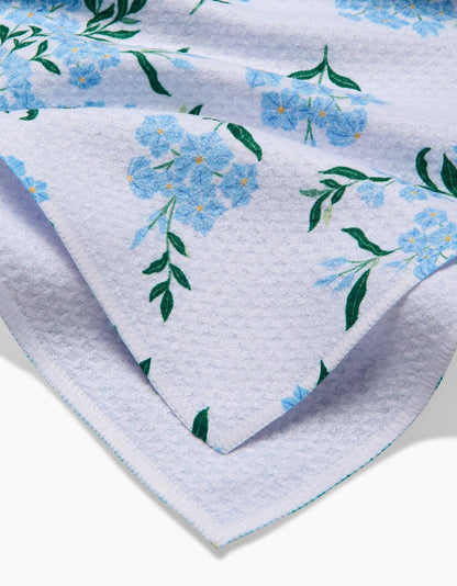 Geometry - Plumbago Tea Towel