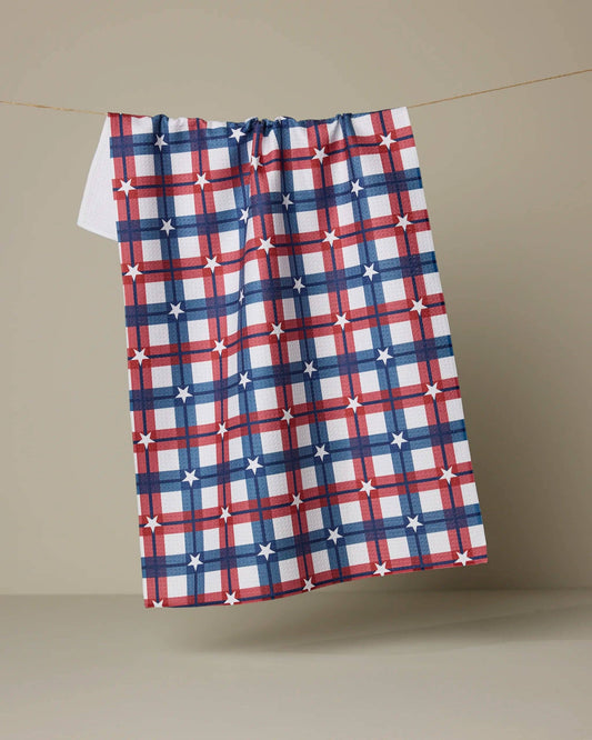 Geometry - Backyard Picnic Tea Towel