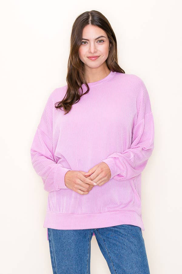 Modern Muse Ribbed Top