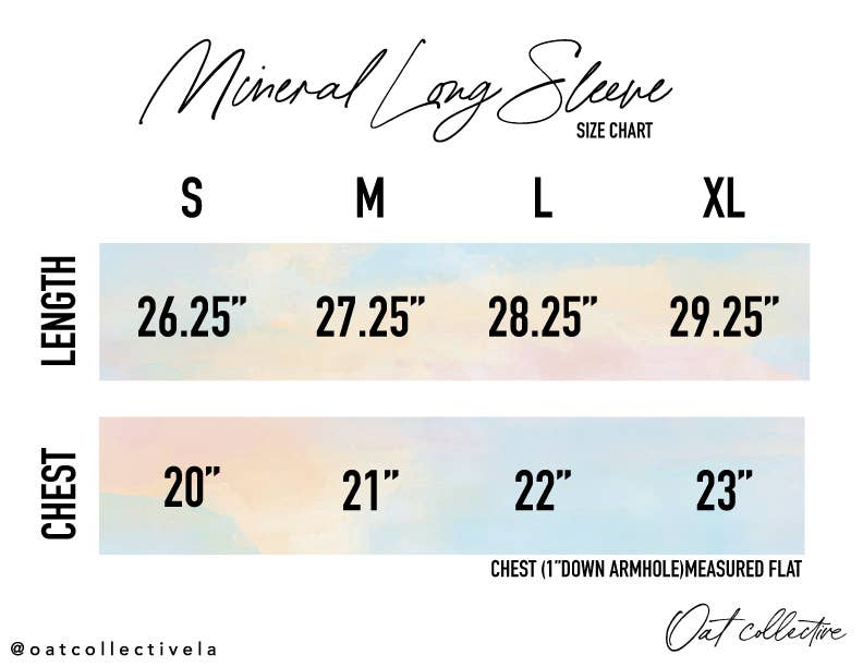 I RUN ON COFFEE AND Mineral Washed Long Sleeve Graphic