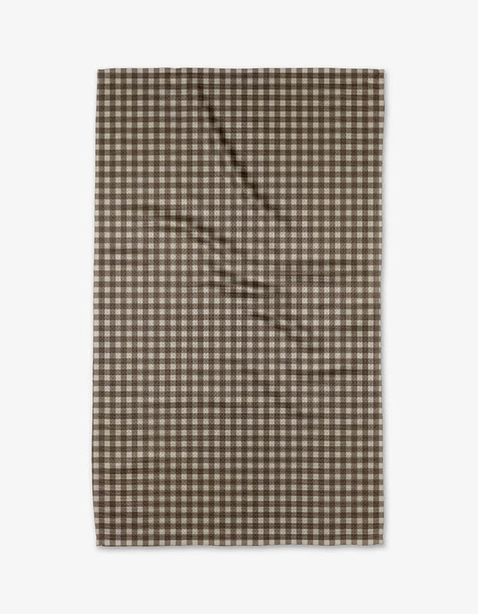 Geometry - Whidbey Check Tea Towel