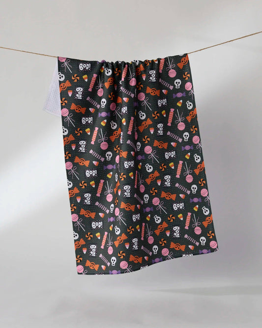Geometry - Spooky Sweets Tea Towel