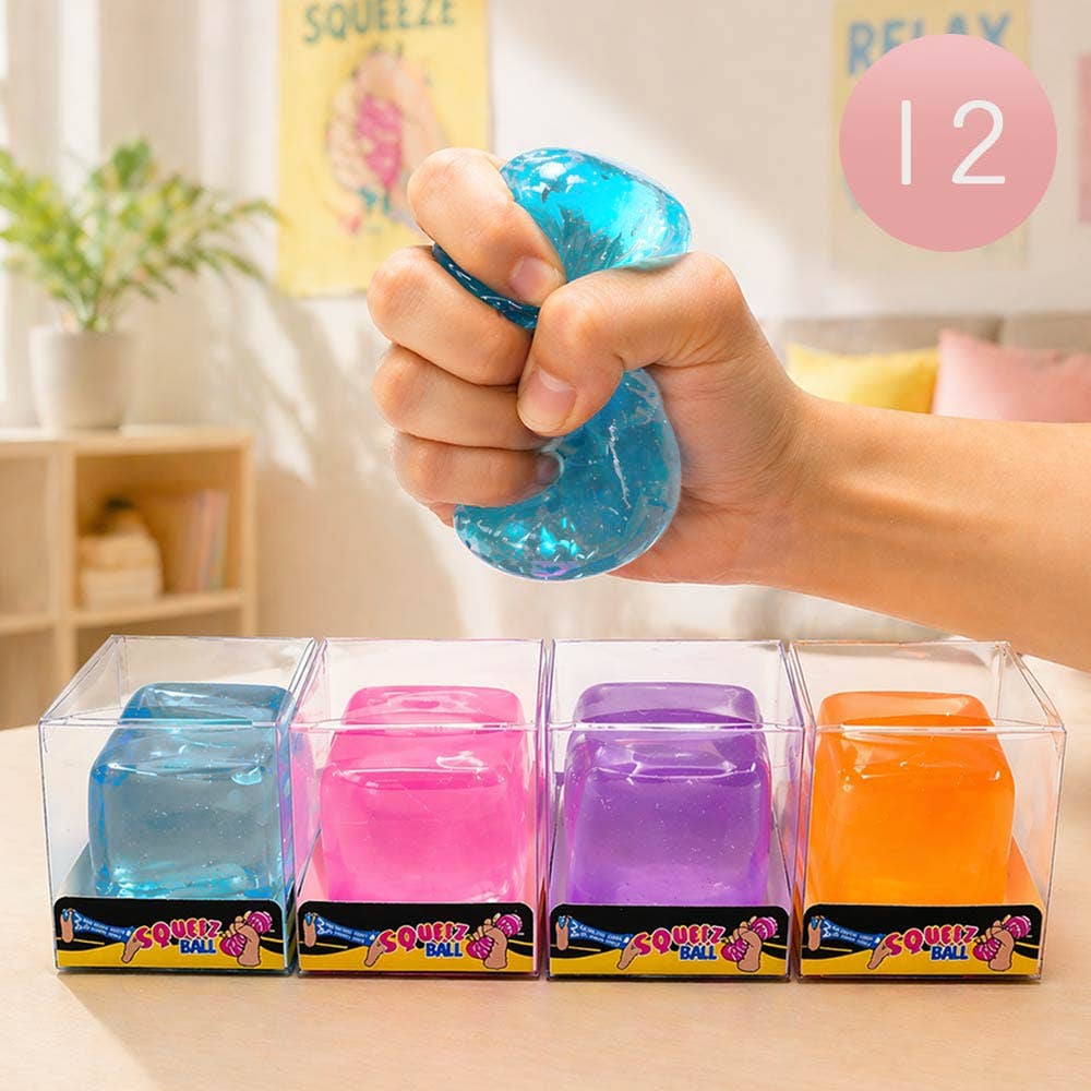 Colorful Gel Squishy Stress Relief Ball Toy