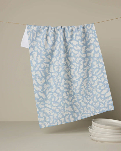 Geometry - Marine Haze Tea Towel