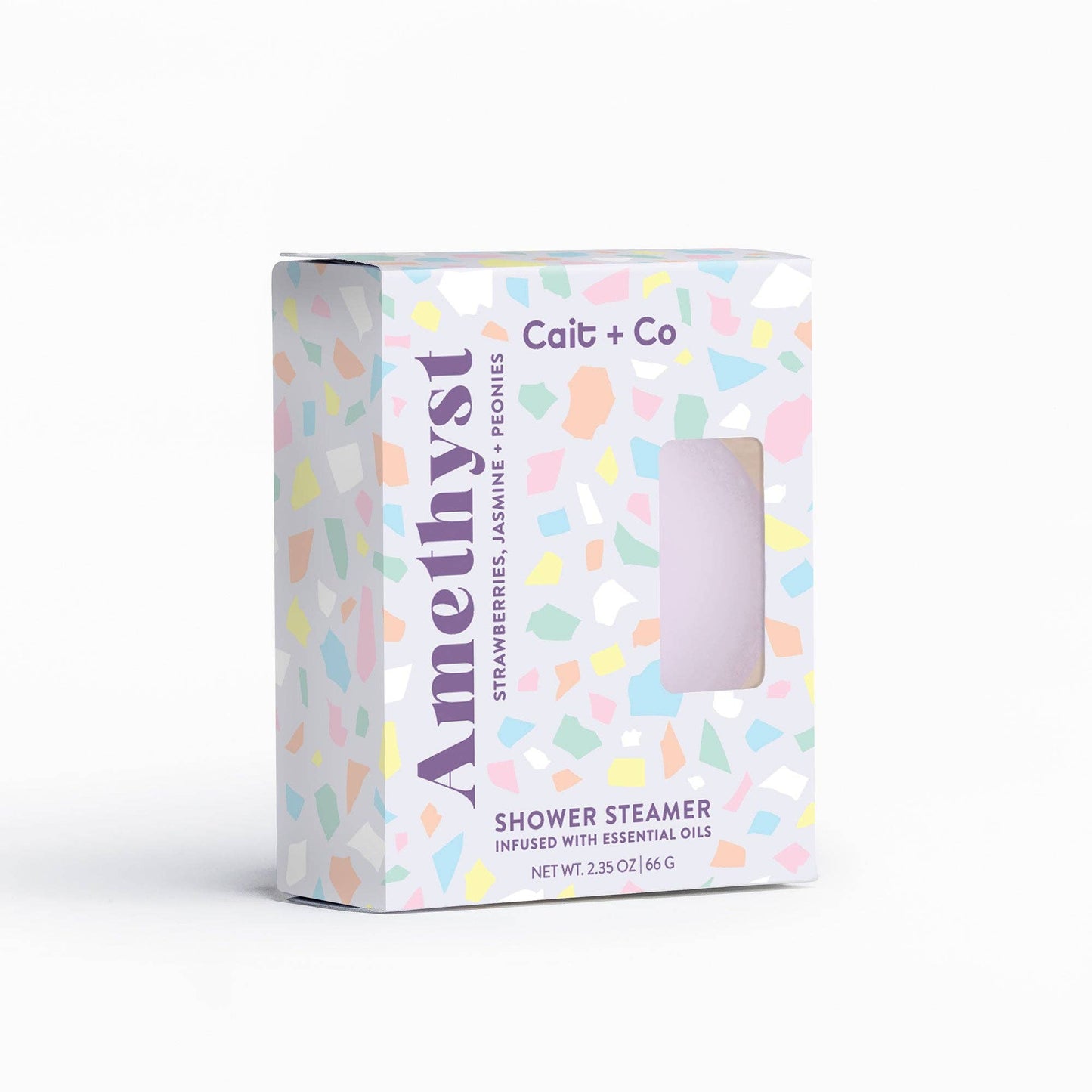 Cait + Co - Gem Shower Steamer - Amethyst