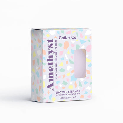 Cait + Co - Gem Shower Steamer - Amethyst