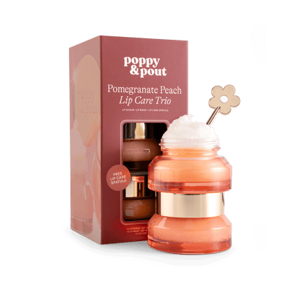 Poppy & Pout - Lip Care Trio, Pomegranate Peach
