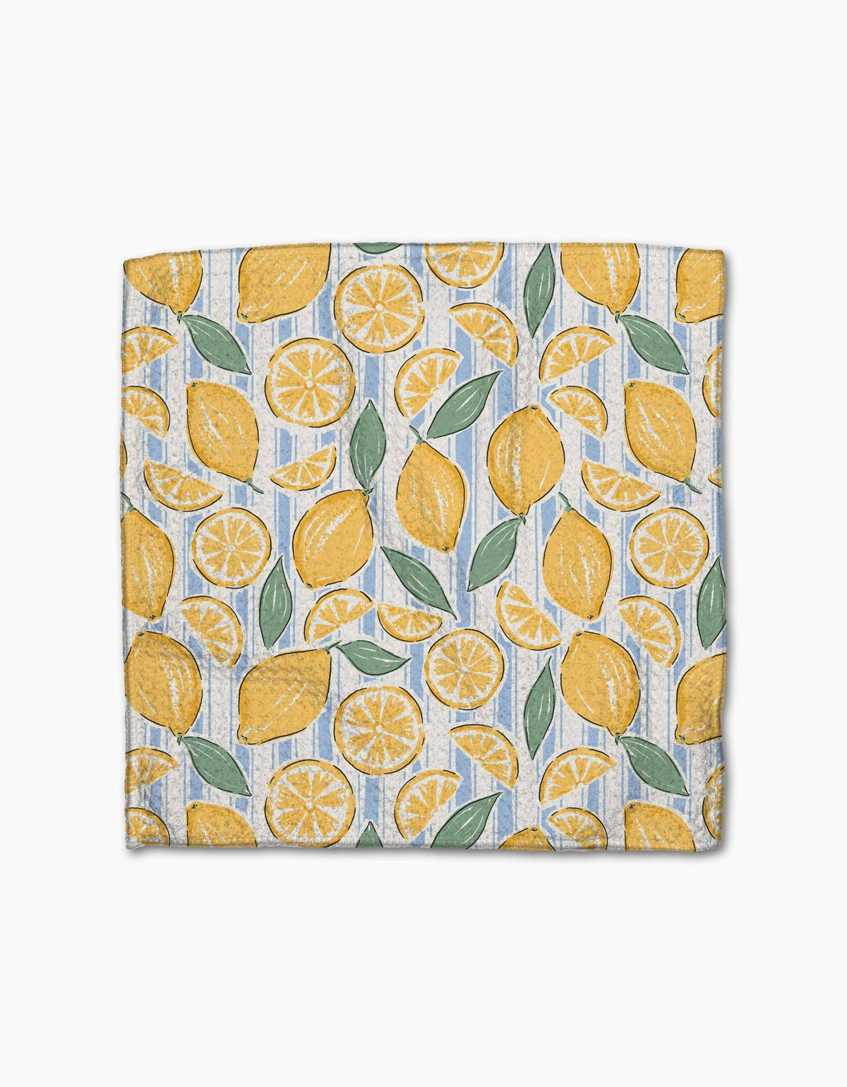 Lemon Waves Dishcloth Set- Geometry