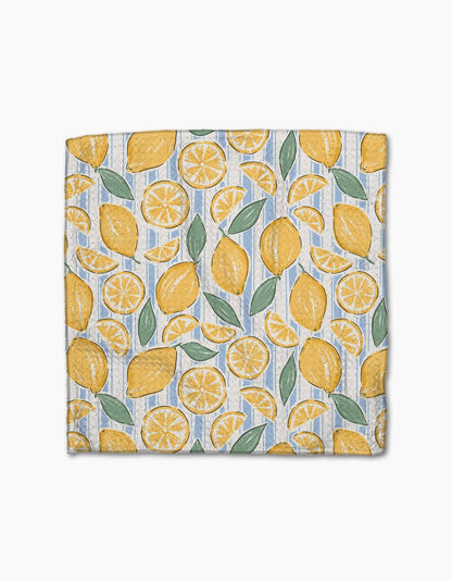 Lemon Waves Dishcloth Set- Geometry