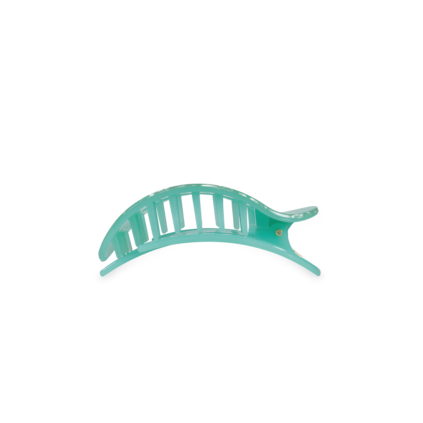 TELETIES - Flat Round Hair Clip | Small | Spring Splash