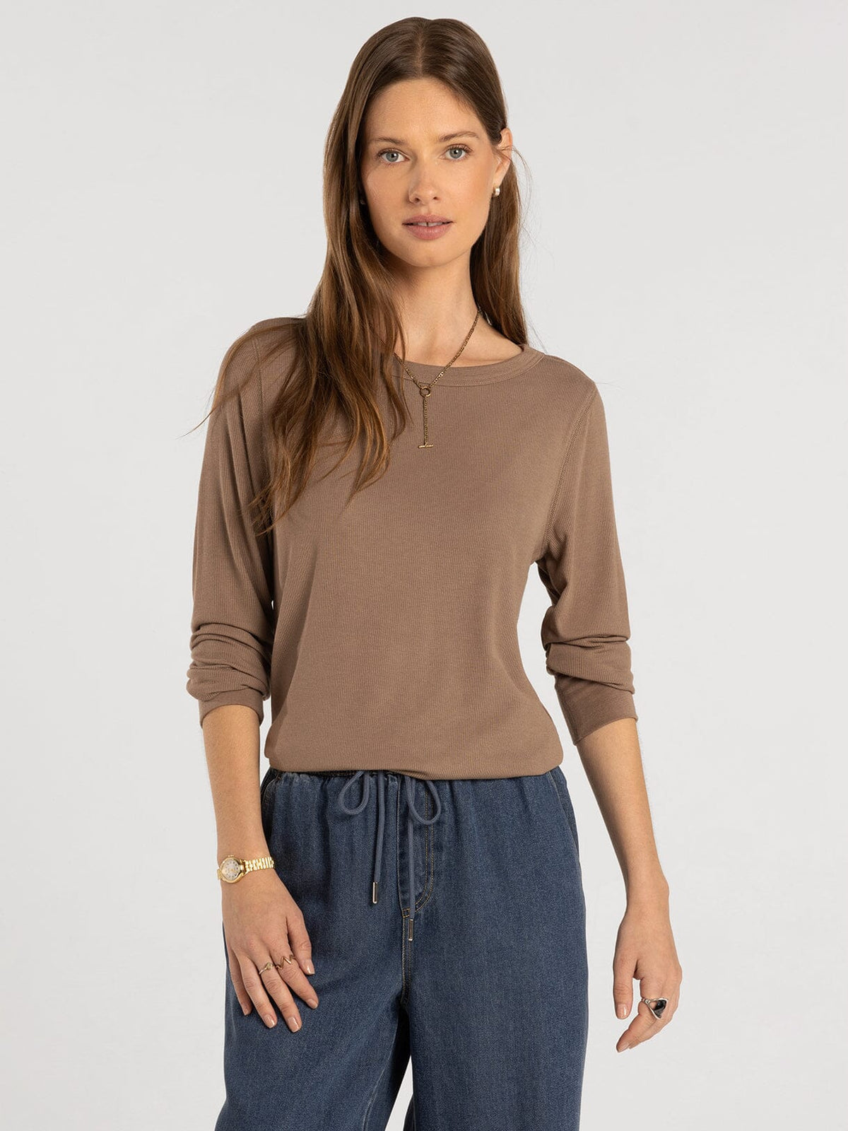 Stacy Top- Latte
